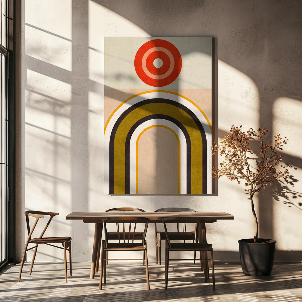 Rainbow Suns 9 | Canvas