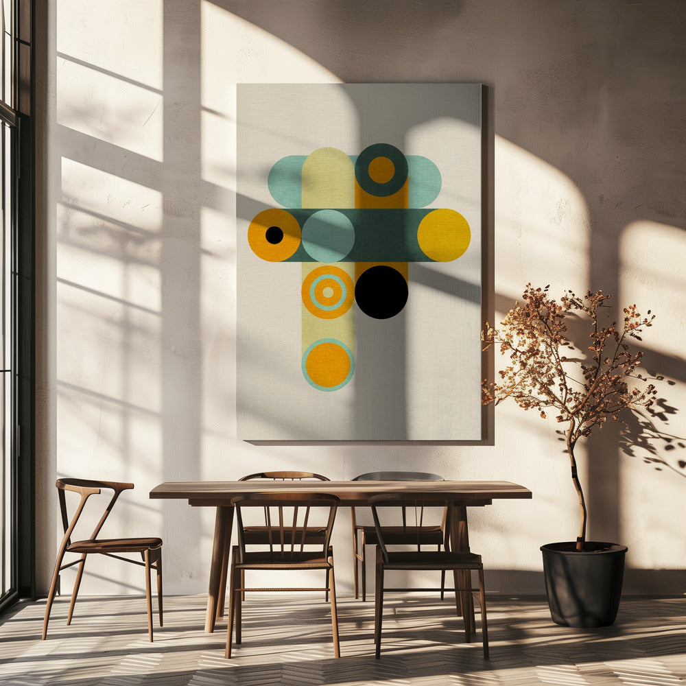 Rainbow Plus Shapes9 | Canvas