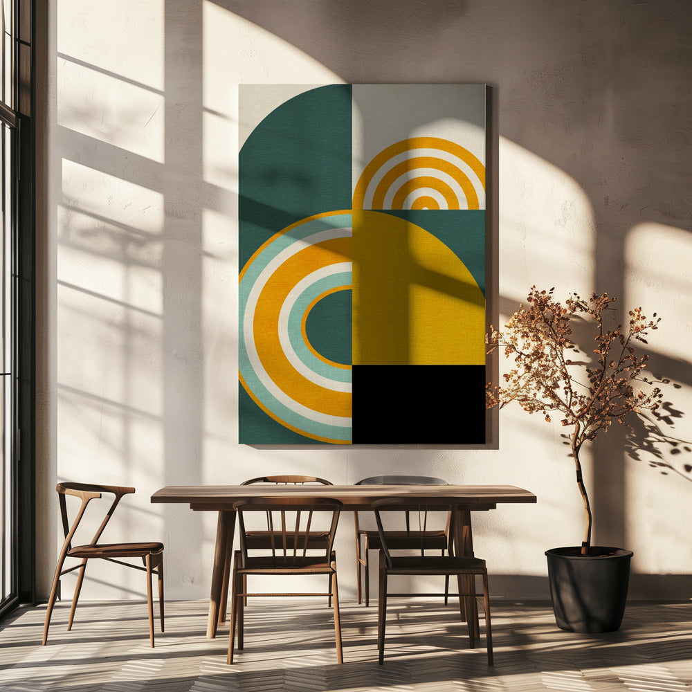 Rainbow Plus Shapes8 | Canvas