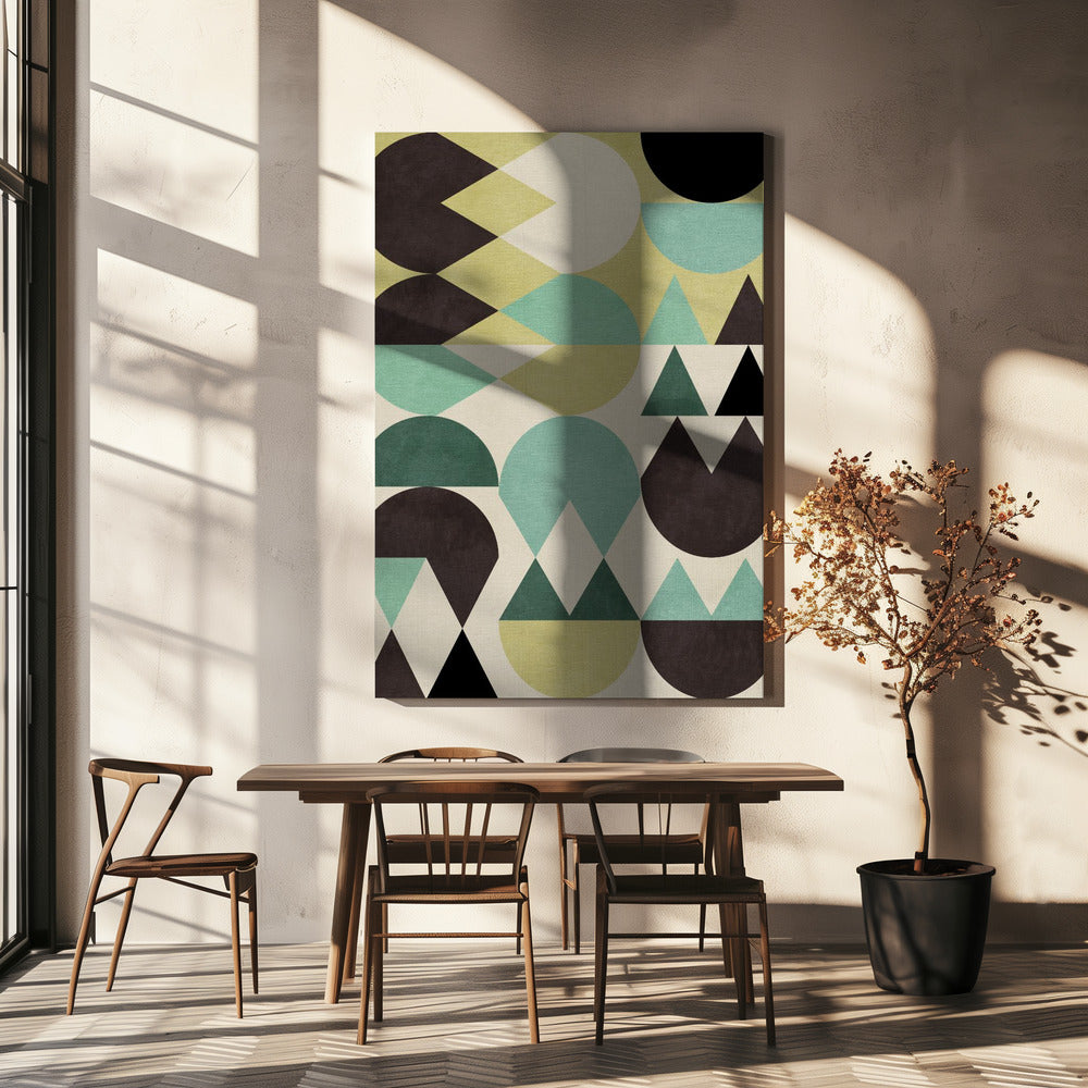 Rainbow Plus Shapes6 | Canvas