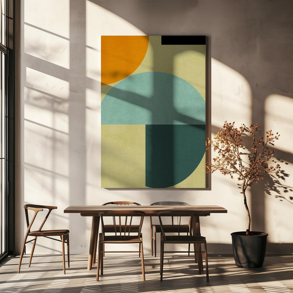 Rainbow Plus Shapes3 | Canvas