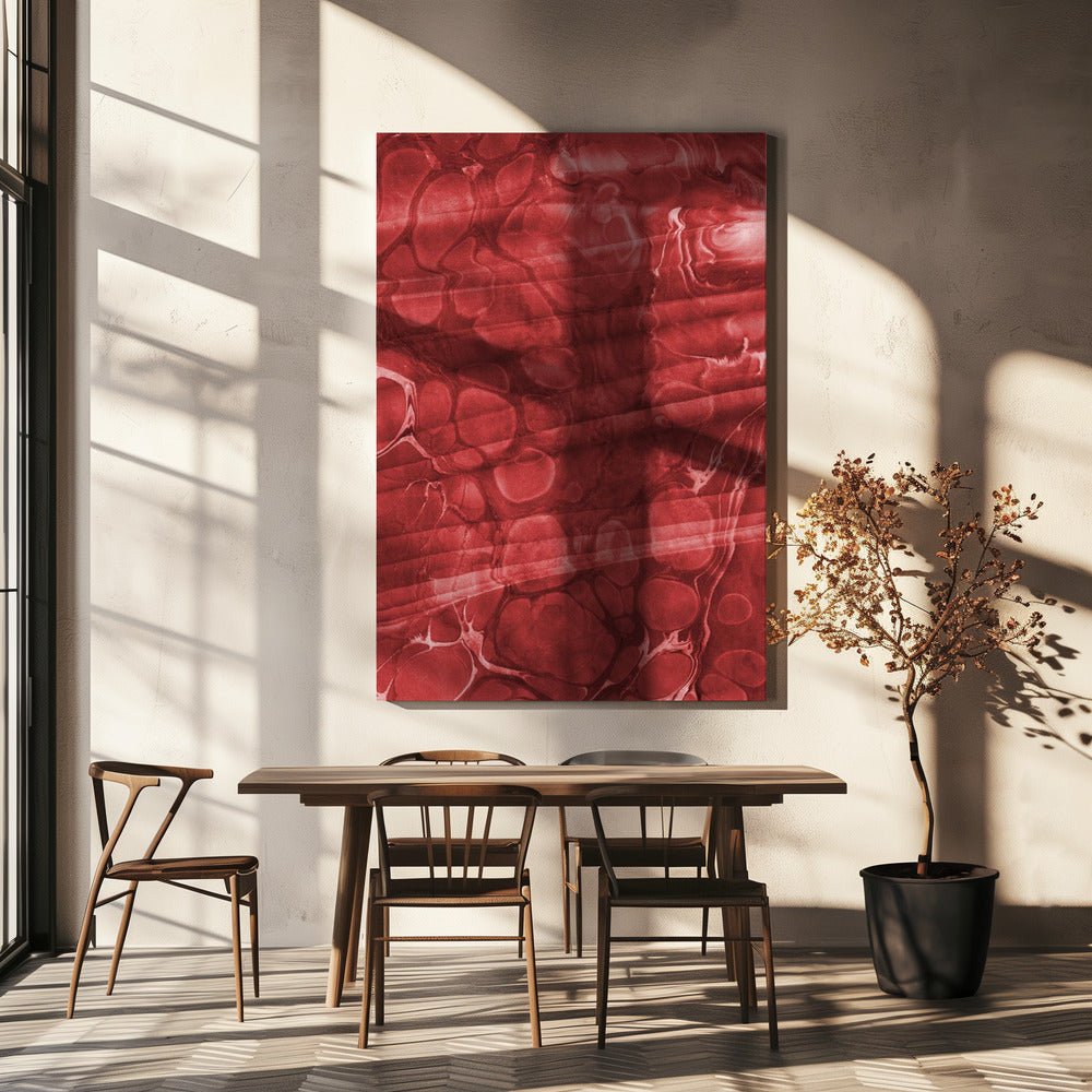 Ebru Red440 | Canvas