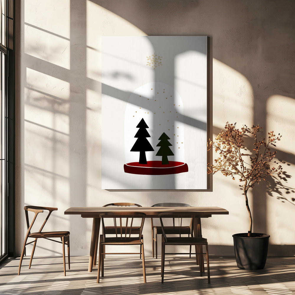 Dancing Snowflakes | Canvas