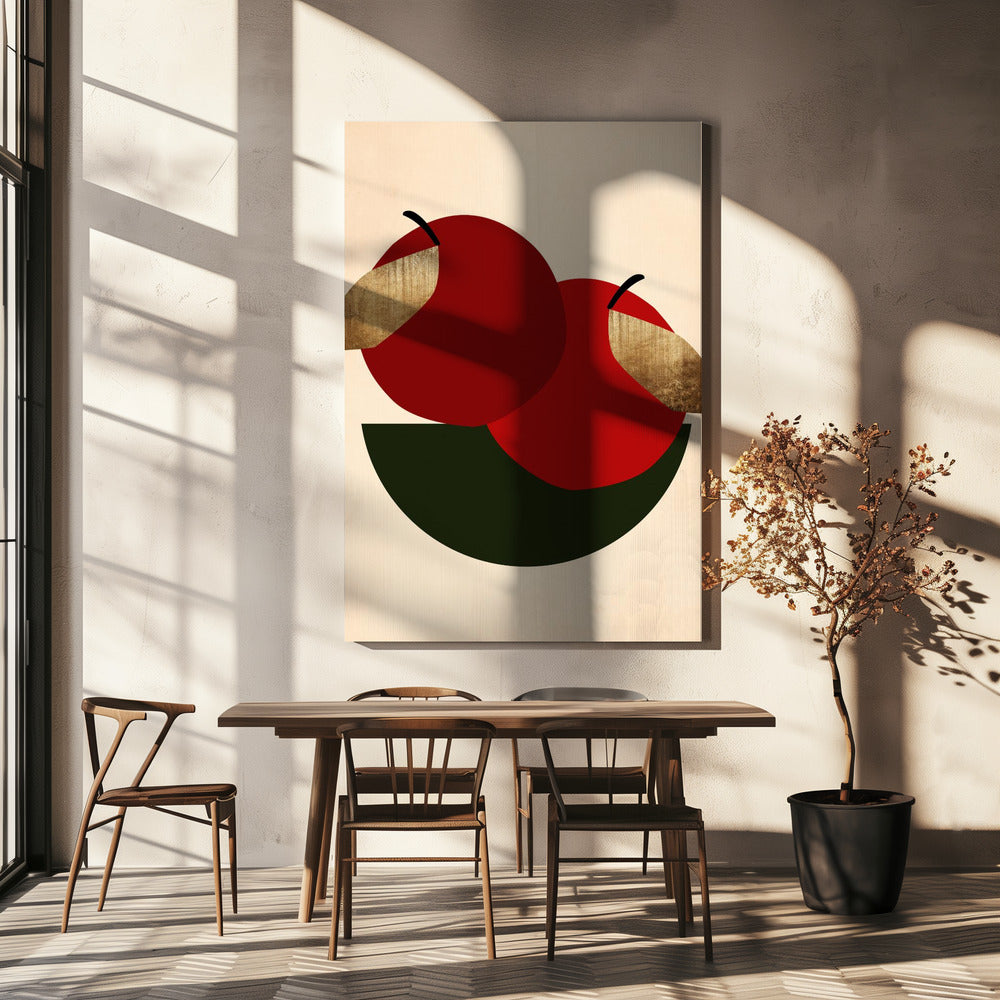 Two Red Apples | Canvas