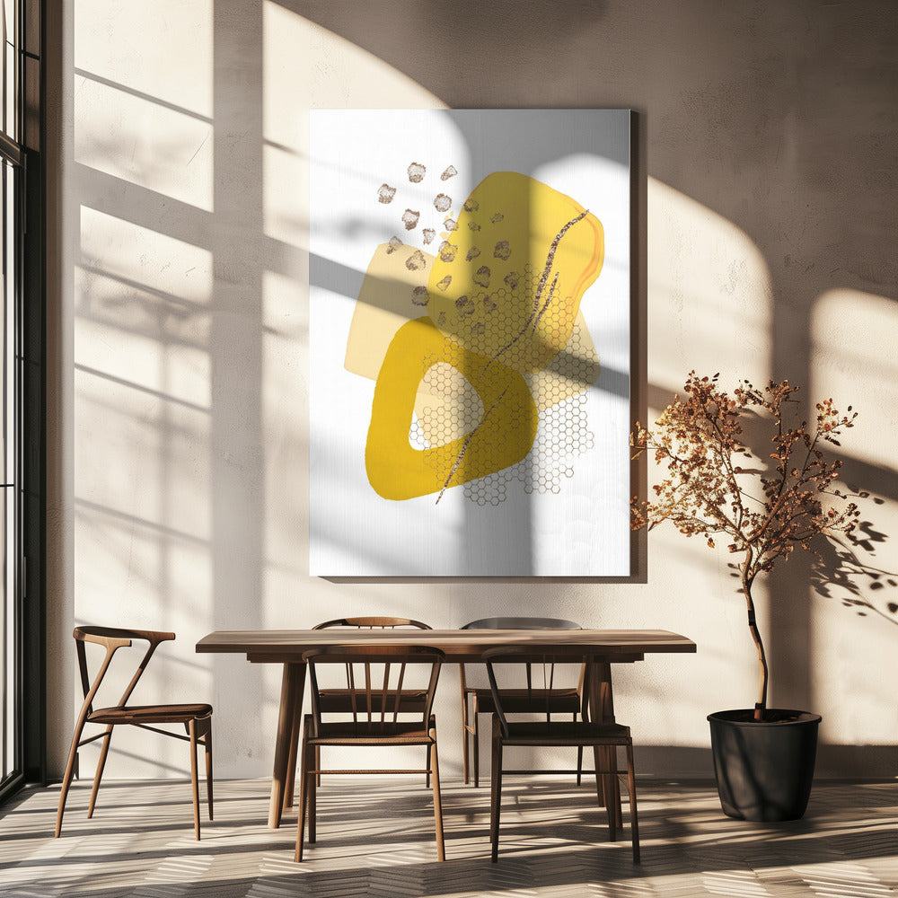 Gold of moon | Canvas