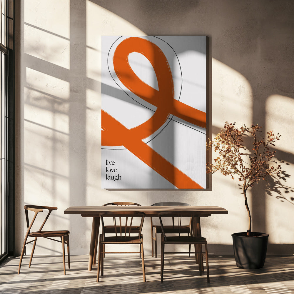 Lofe, love, laugh | Canvas