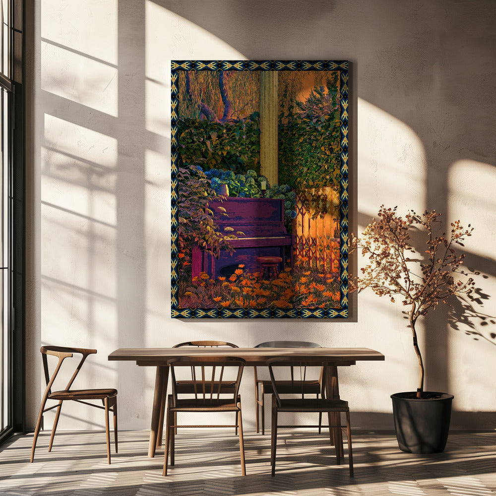 PIANO IN FOREST | Canvas
