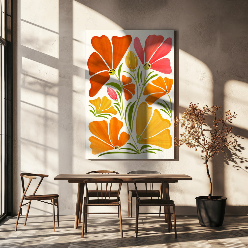 Spring Wildflowers | Canvas