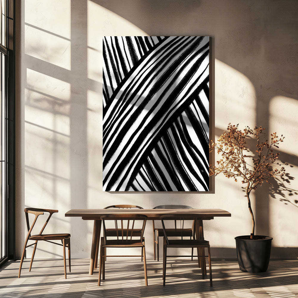 Zebra's Pathway | Canvas