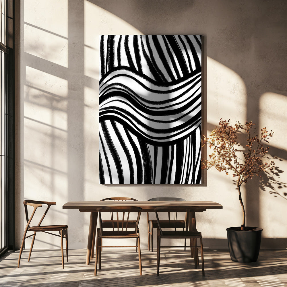 Wave of Stripes | Canvas