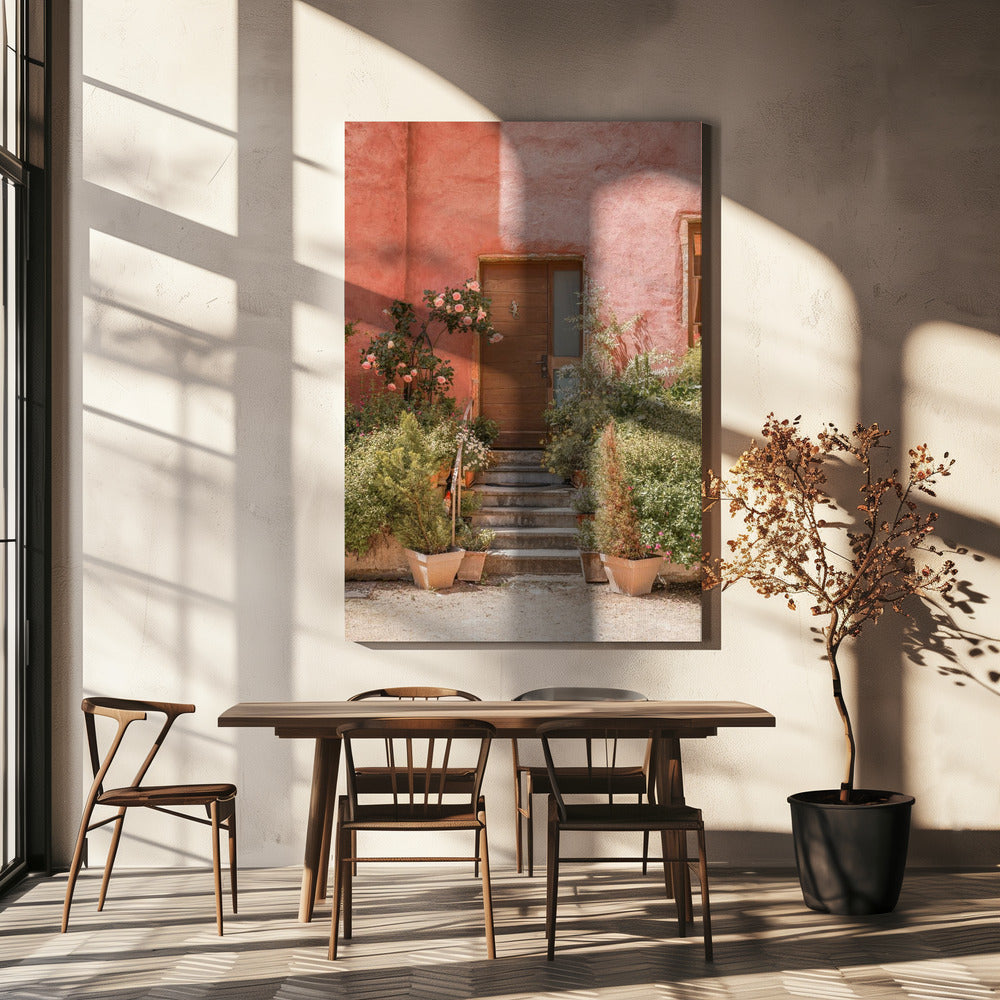 The Pink House | Canvas