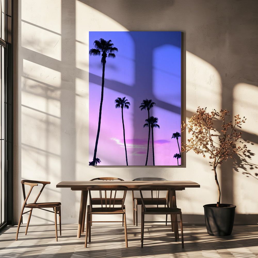 Palm Tree Sunset | Canvas