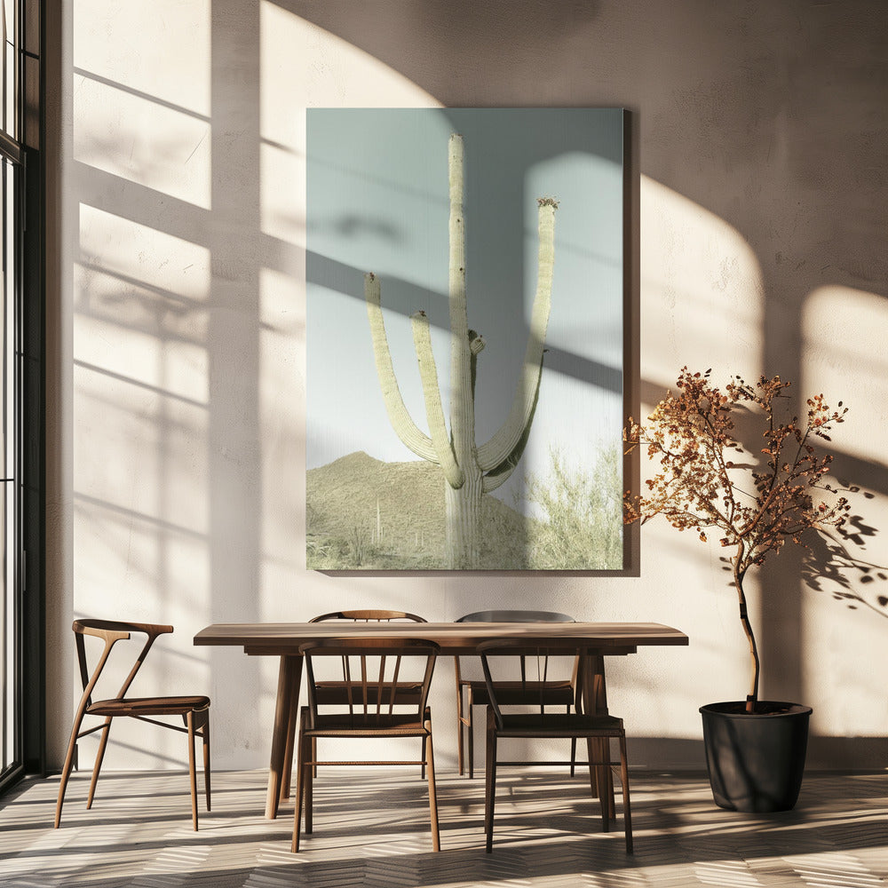 SAGUARO NATIONAL PARK Vintage Giant Saguaro | Canvas