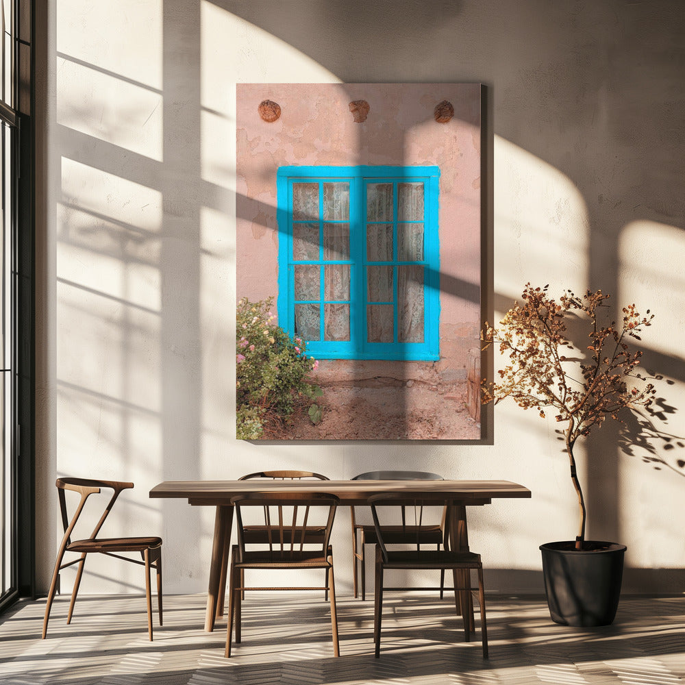 Turquoise Window - Taos, New Mexico | Canvas