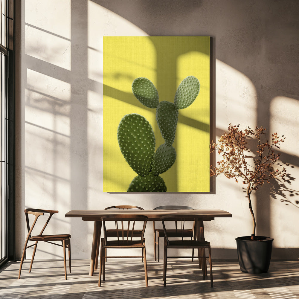 Yellow Cactus | Canvas