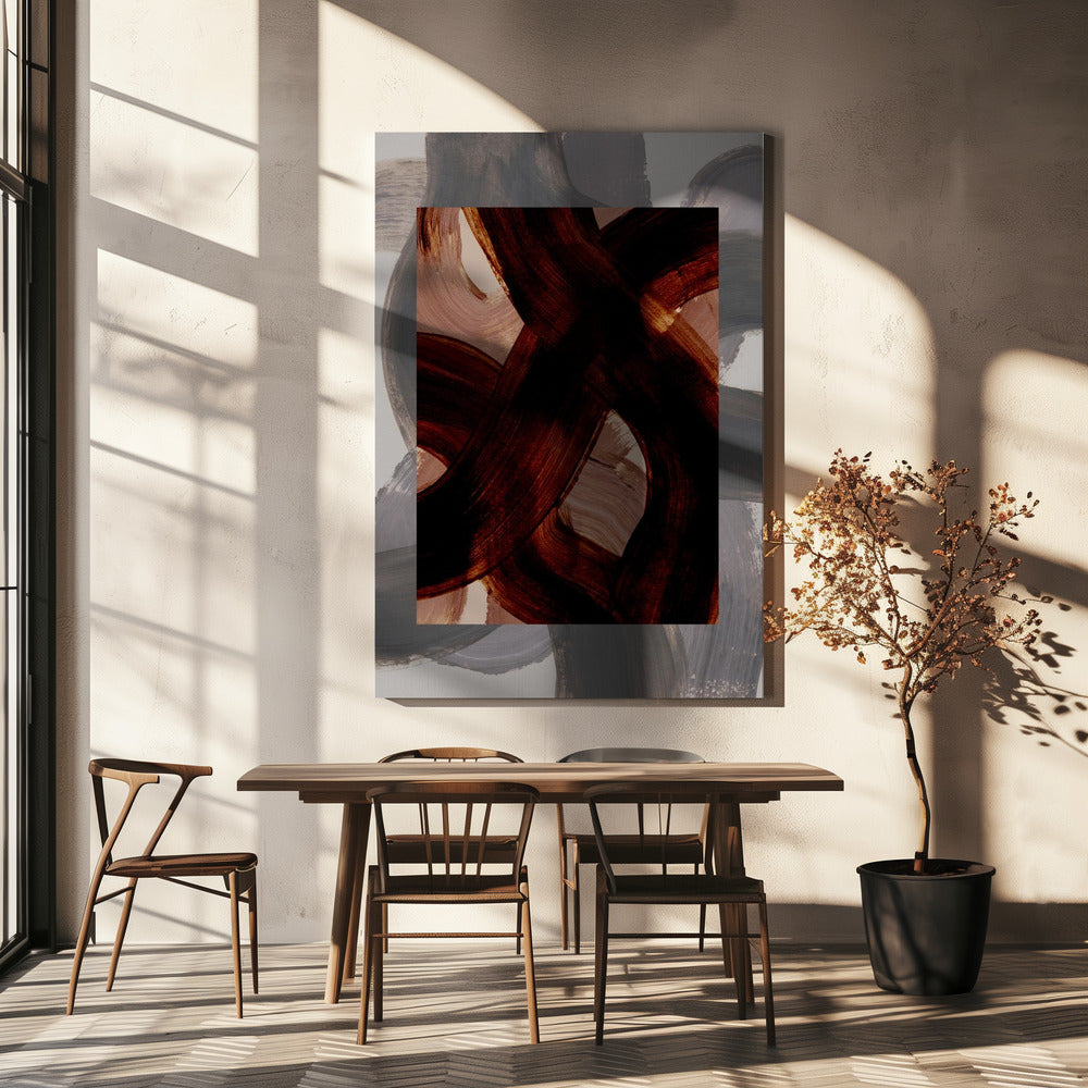 Abstract Brush Strokes 150 | Canvas