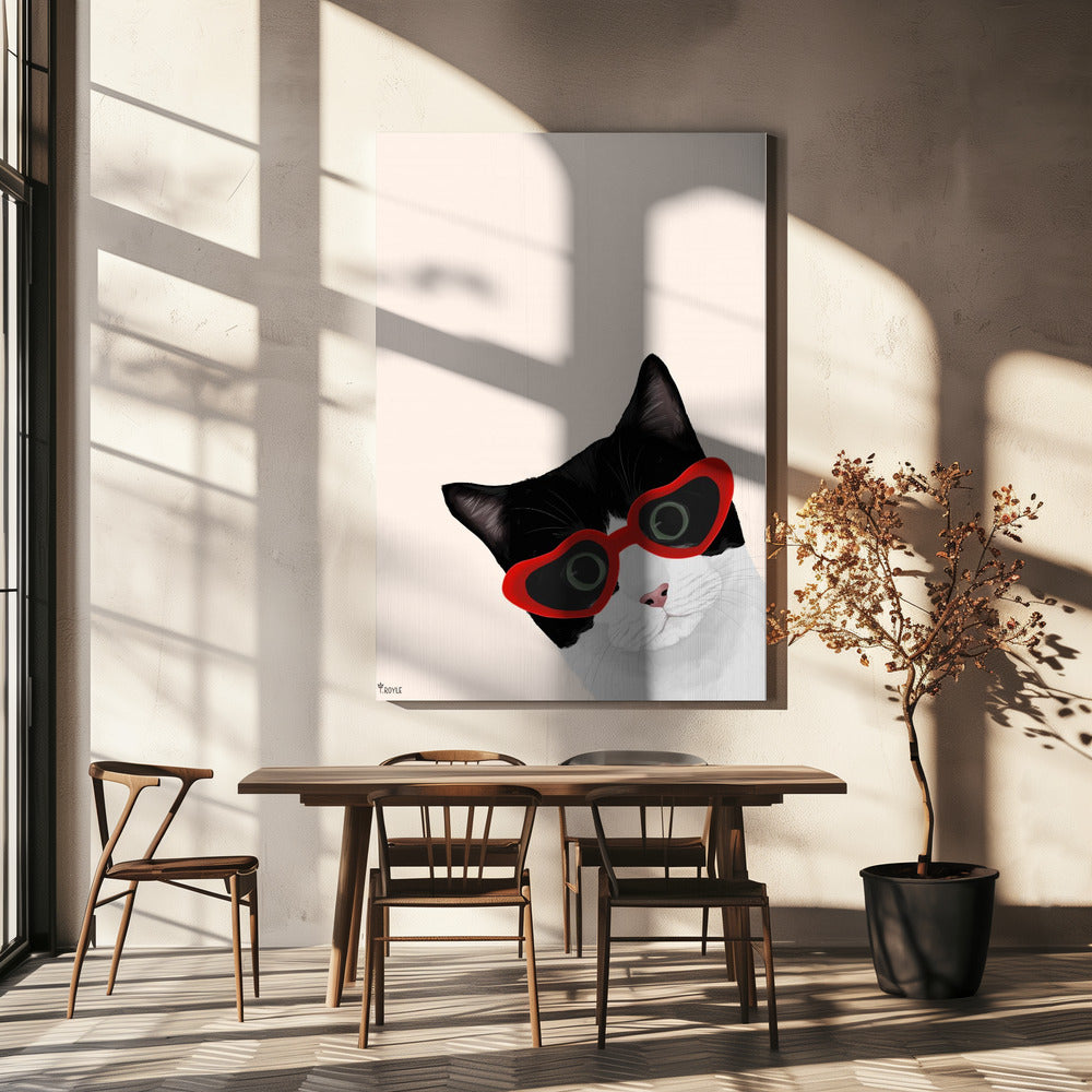 Vintage Cheeky Cat | Canvas