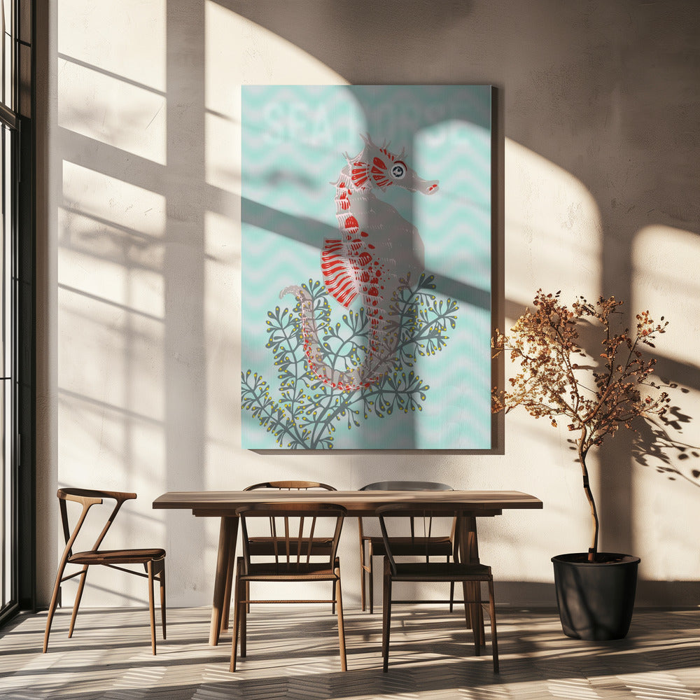 Sea life sea horse Neptune's joy | Canvas