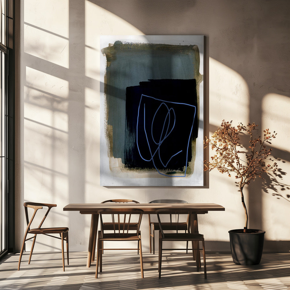 Abstract Brush Strokes 162 | Canvas