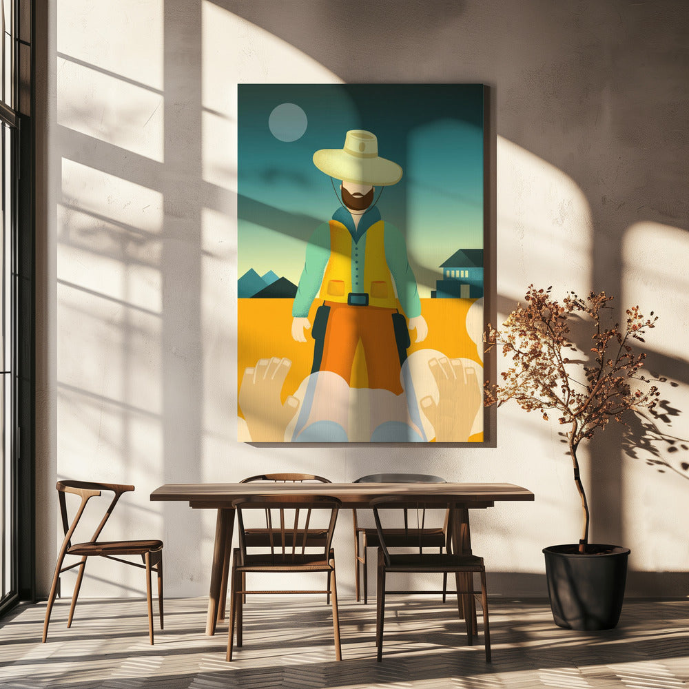 Showdown at Sunrise | Canvas