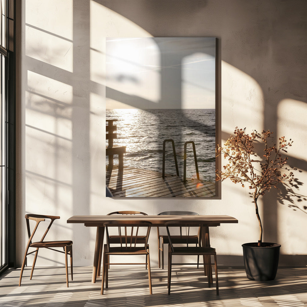 Summer Morning Swim | Canvas