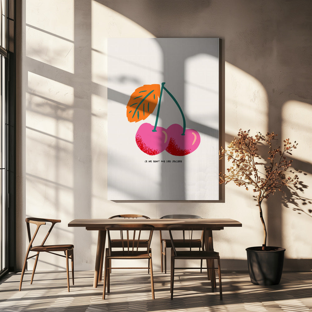 Ce ne sont pas des cerises | Canvas