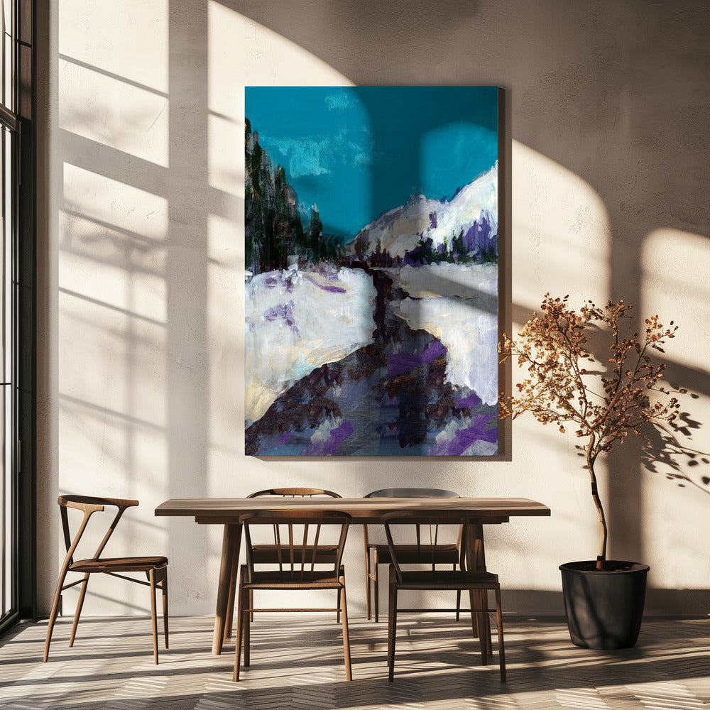 Winter Scene In the Forest 3 | Canvas
