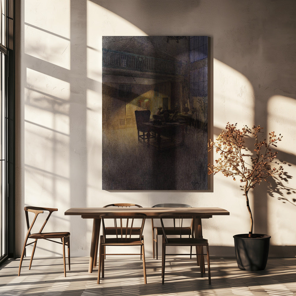 At the Piano | Canvas