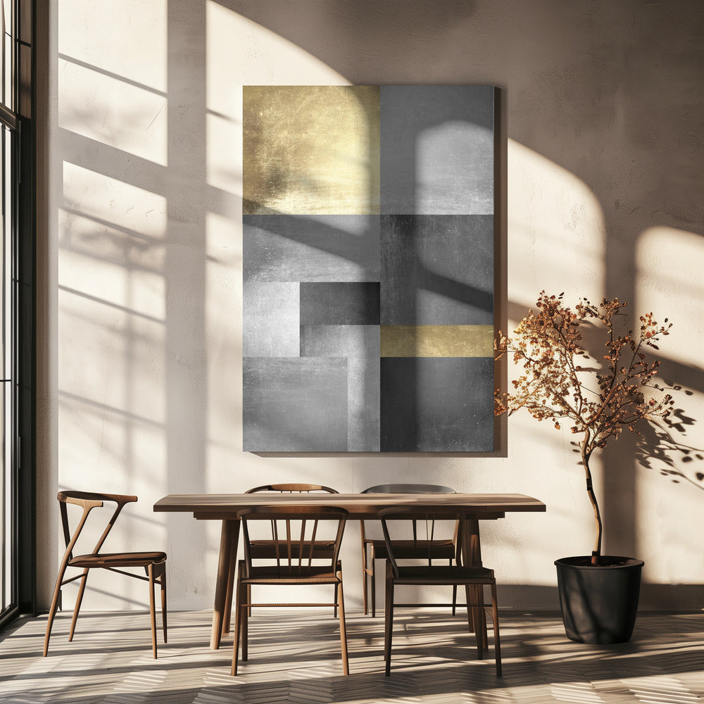 Gold and silver textures 5 | Canvas