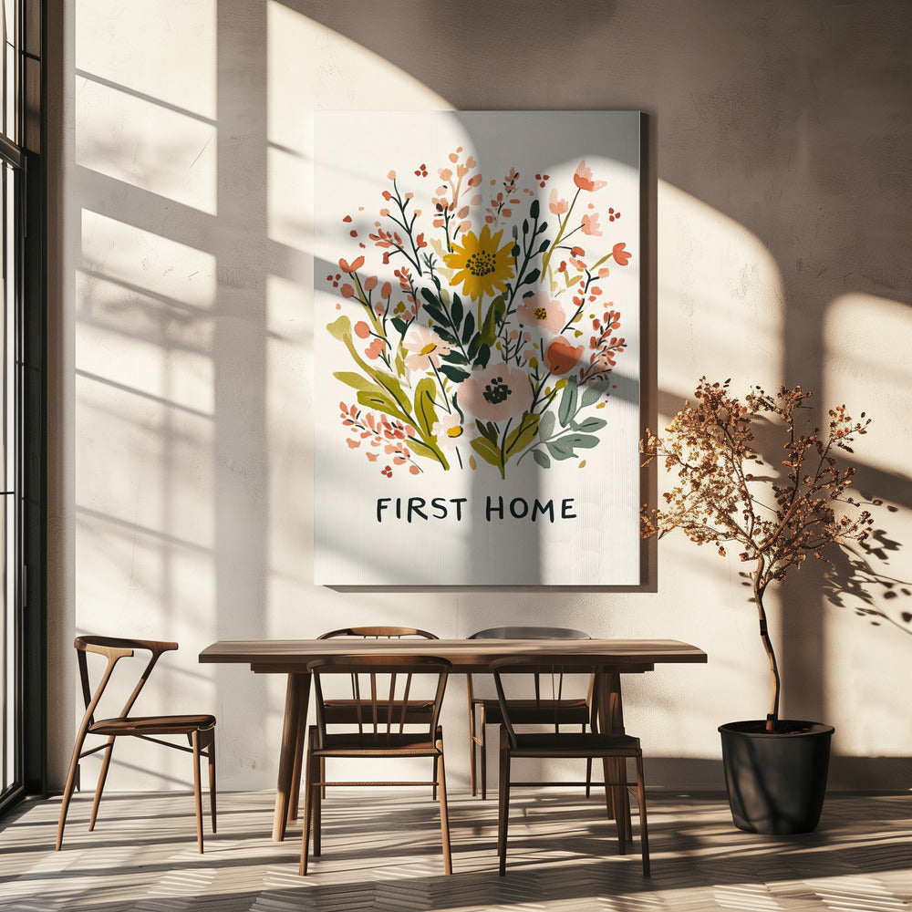 Blooming Welcome | Canvas