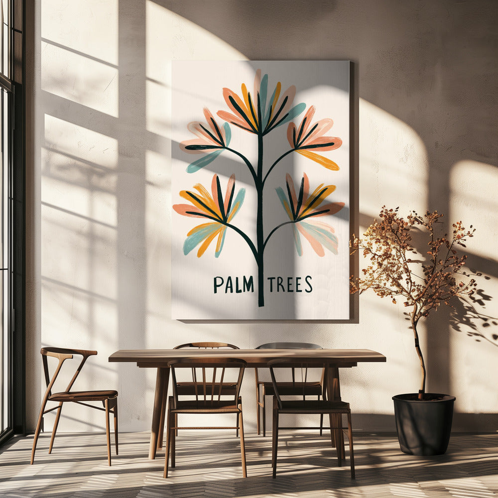 Tropical Brushstrokes | Canvas