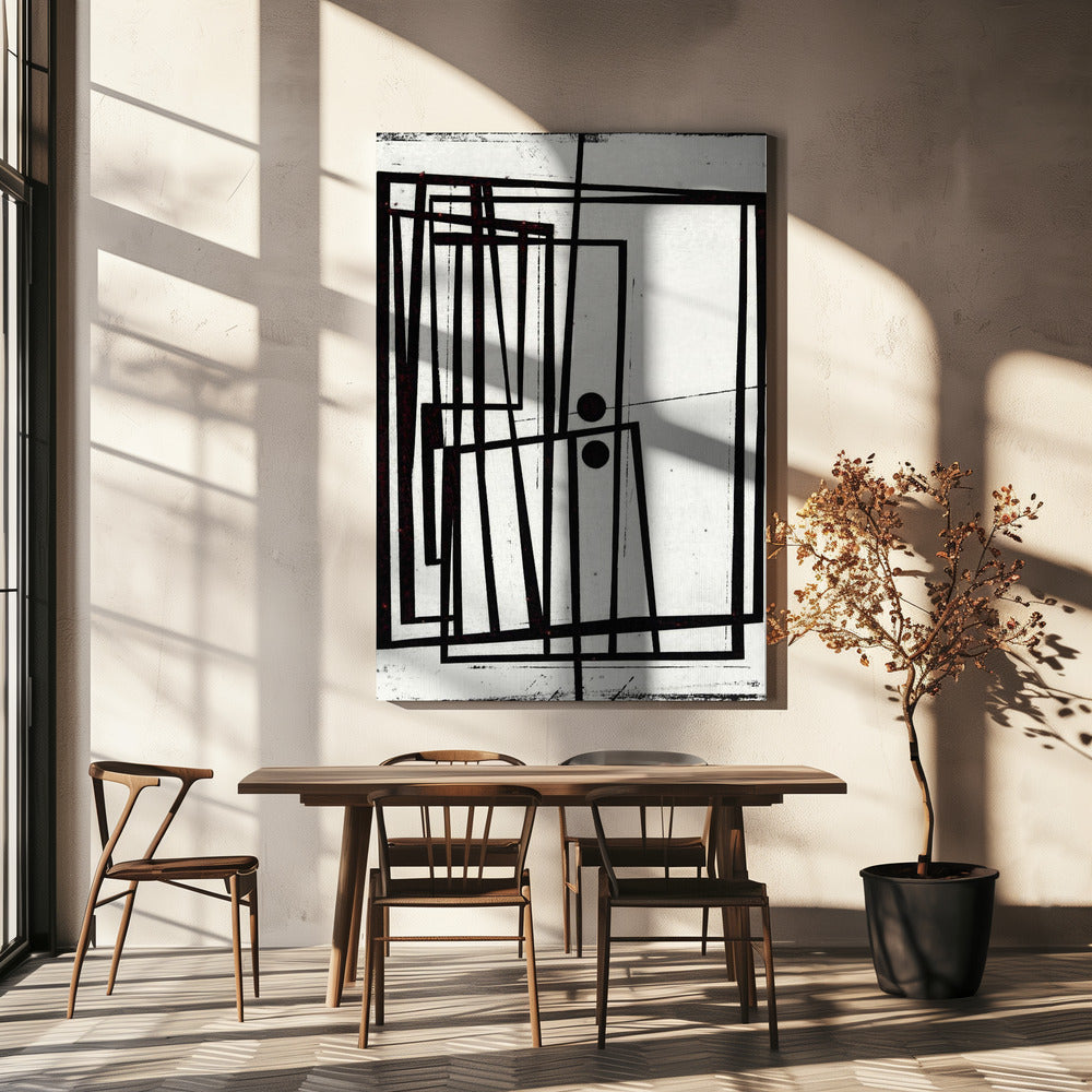 Bold Black Lines | Canvas