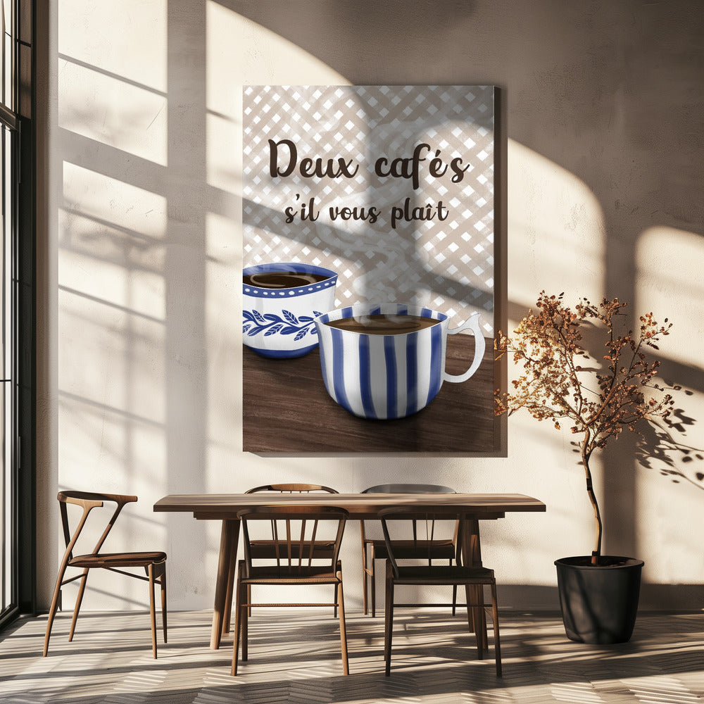 Two coffees please | Canvas