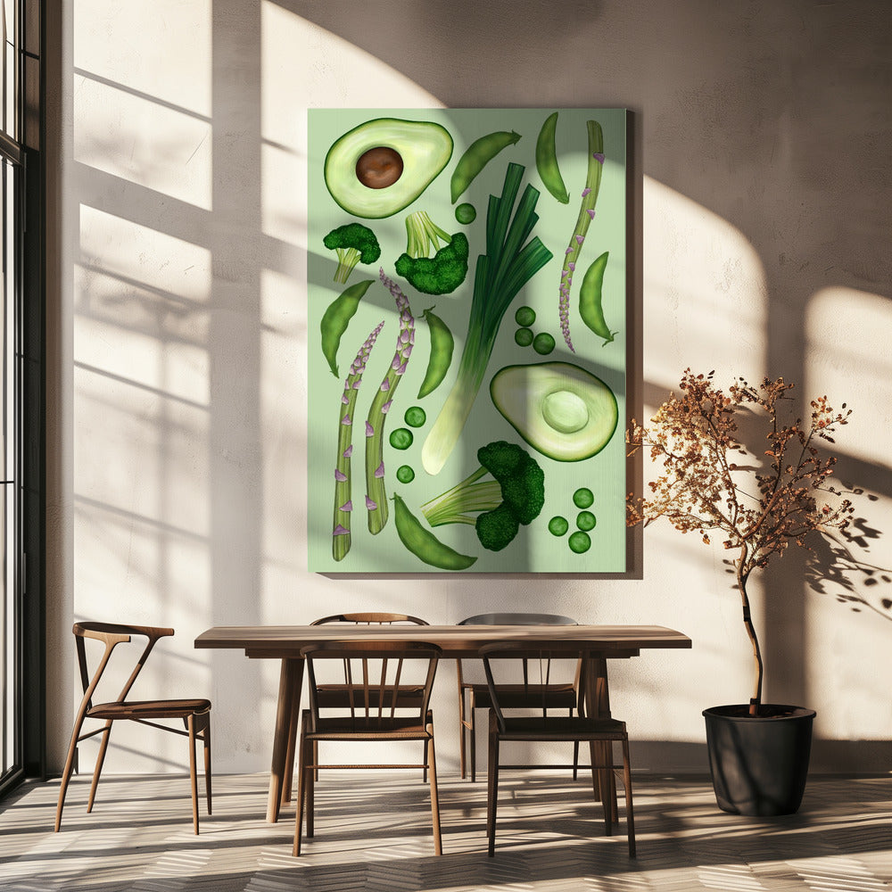 Green vegetables | Canvas
