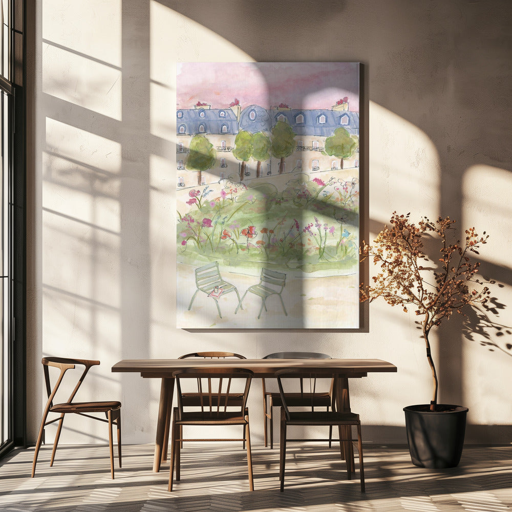 Parisian Garden | Canvas