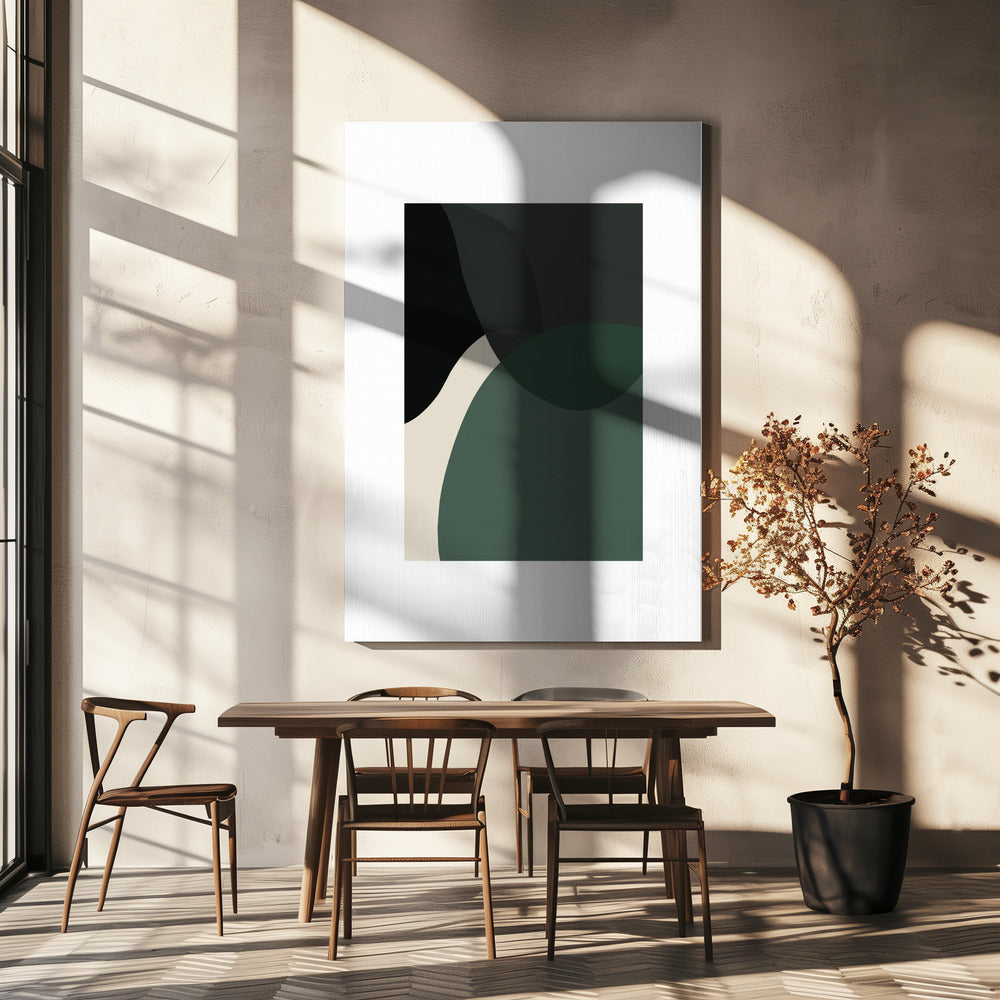 Abstract Shapes Art Print | Canvas