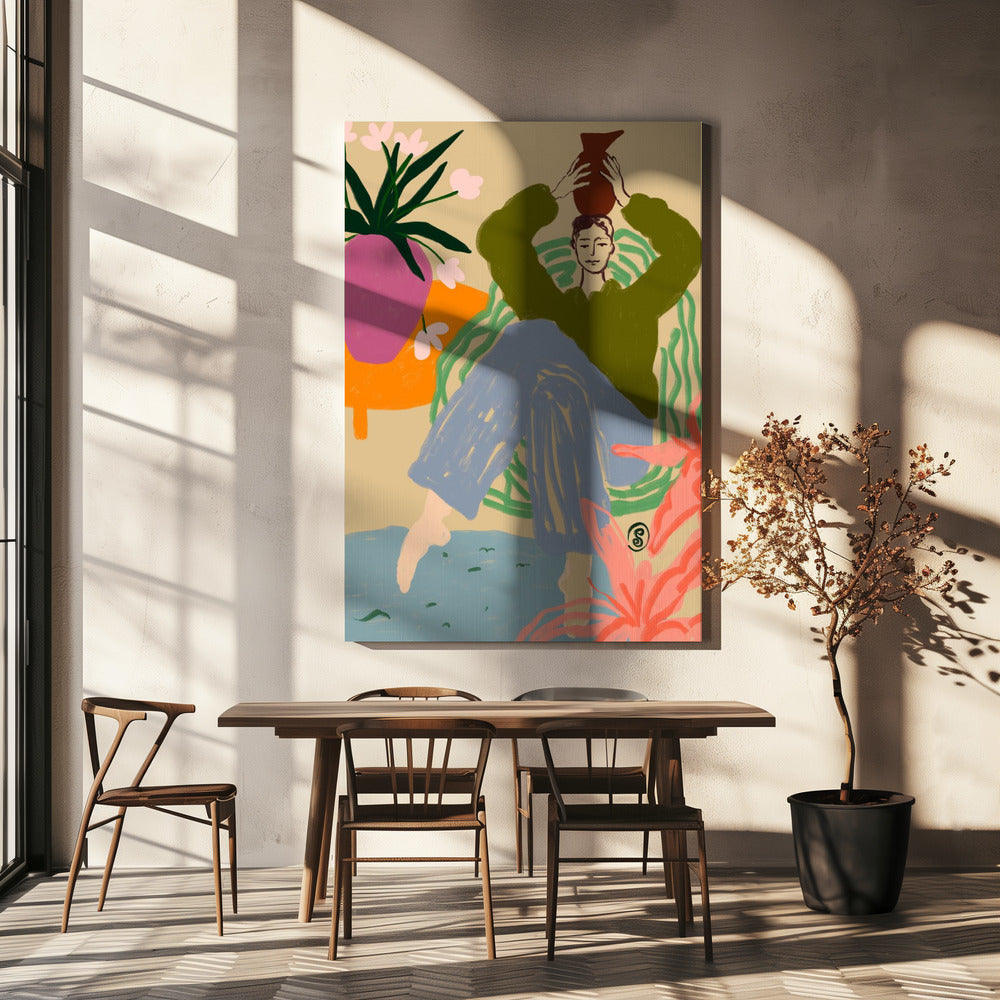 Woman With a Vessel | Canvas