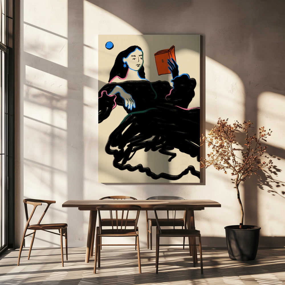 Midnight Reading | Canvas