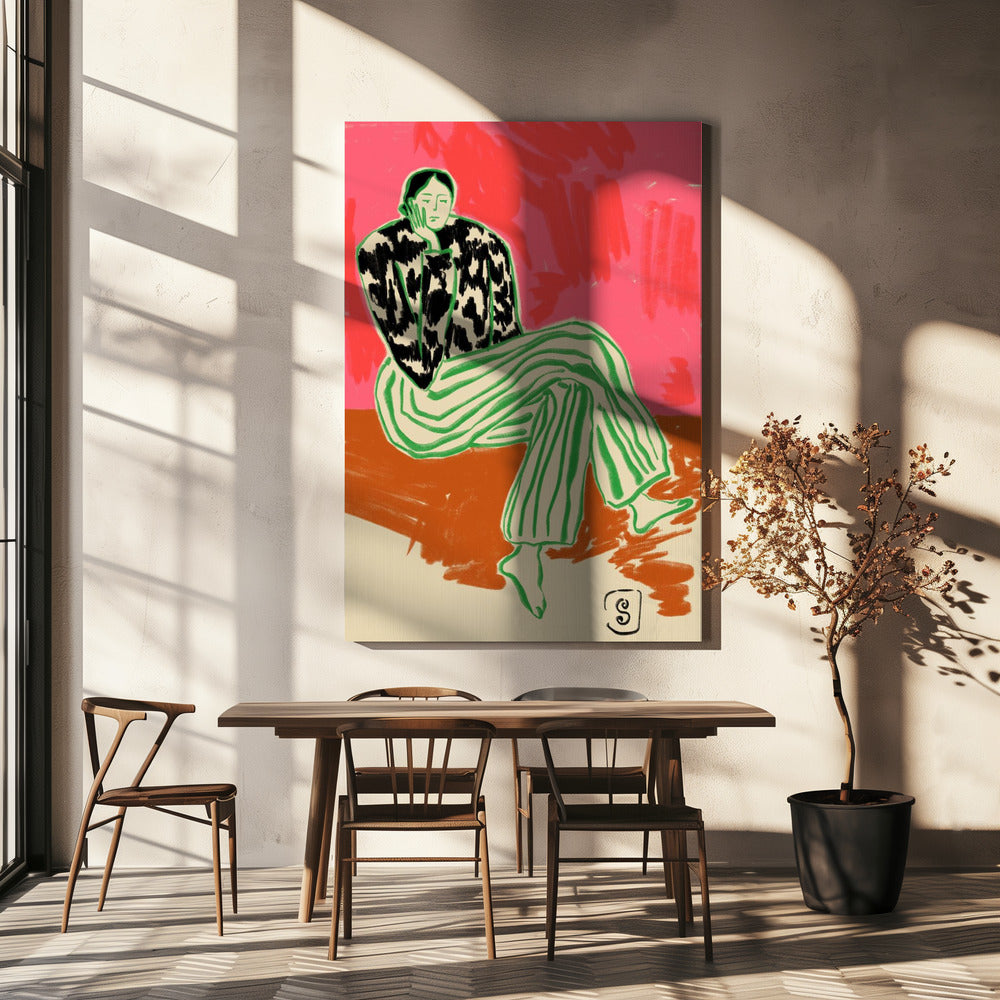 Calm Woman Portrait | Canvas