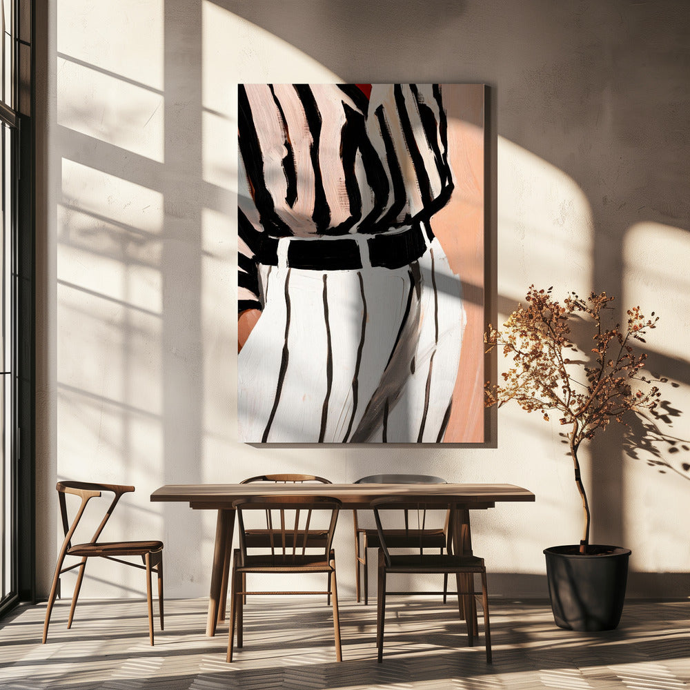 Stripe Elegance | Canvas