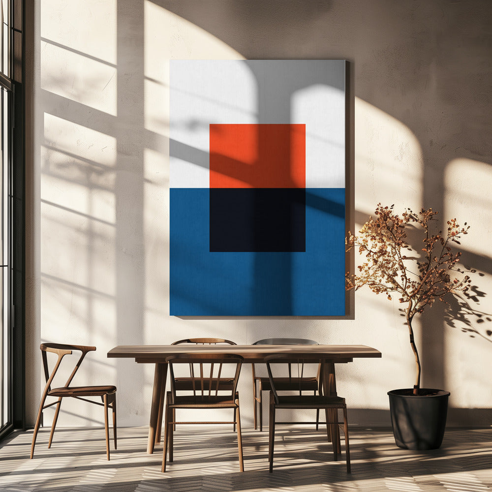 Blue and red 2 | Canvas