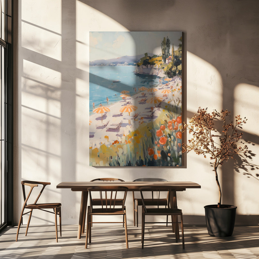 Sunny Beach Day | Canvas