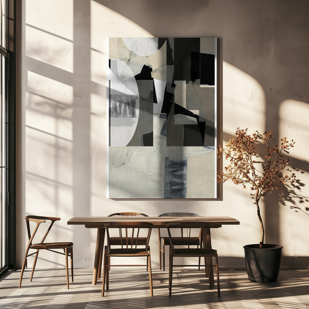 Monochrome Composition No. 2 | Canvas