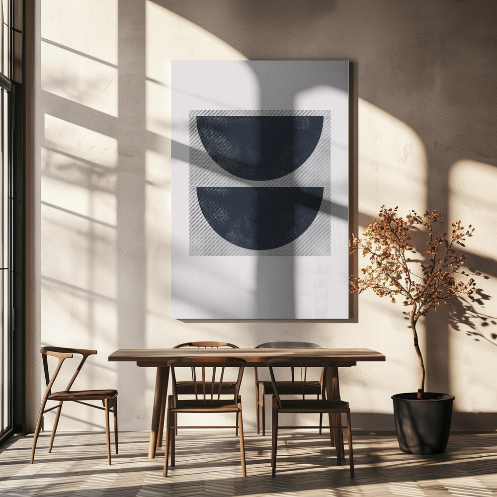 Monochrome Halves | Canvas