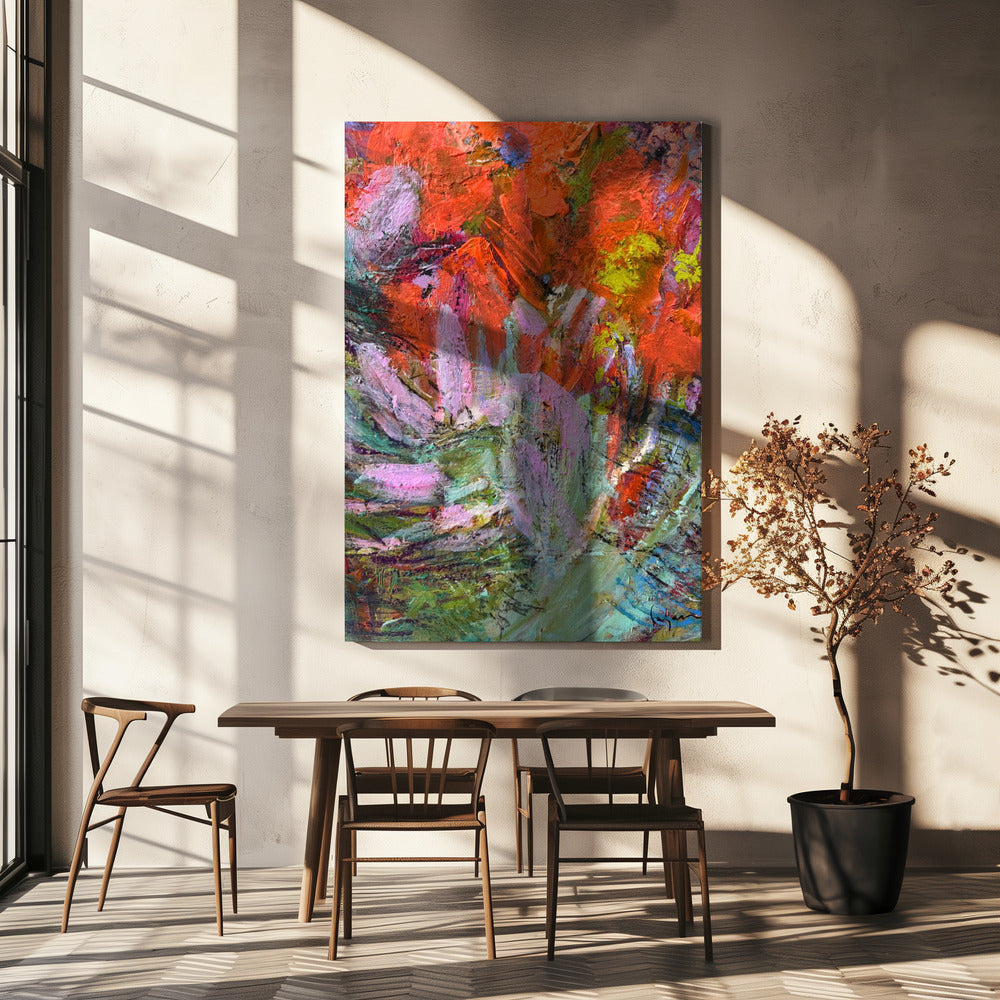 Vivid Bloomscape | Canvas