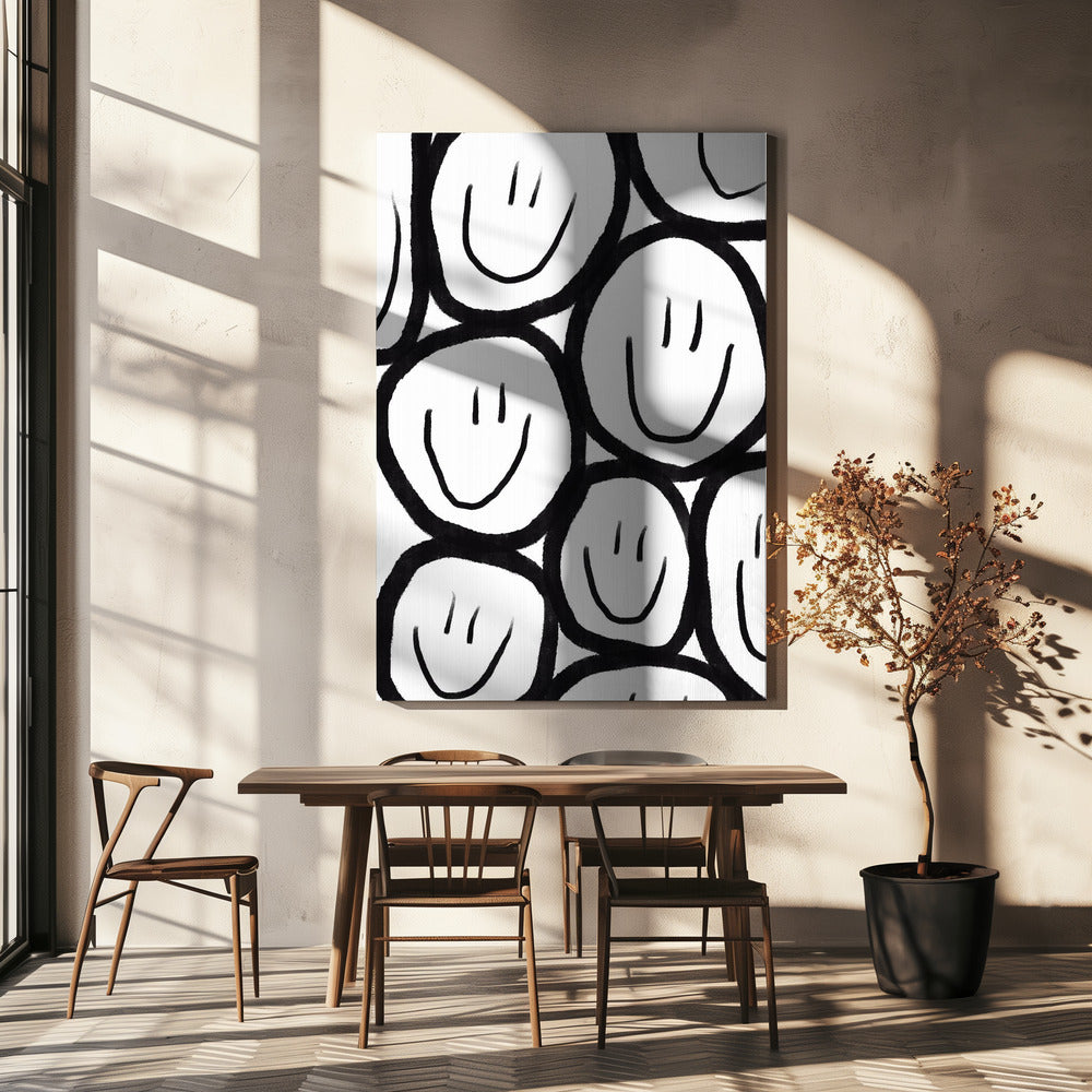 Many Smiling Faces | Canvas