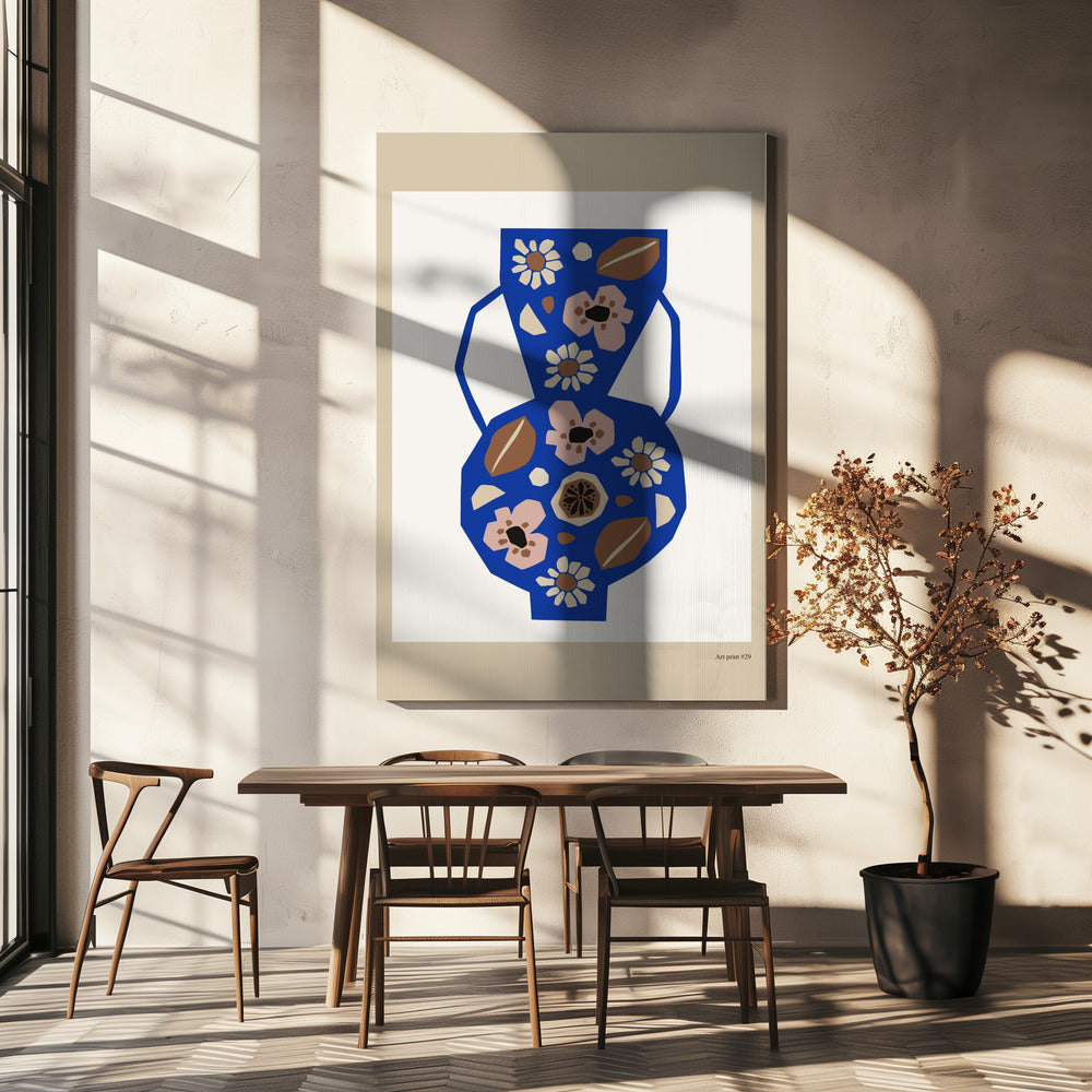 Floral Vase Harmony | Canvas