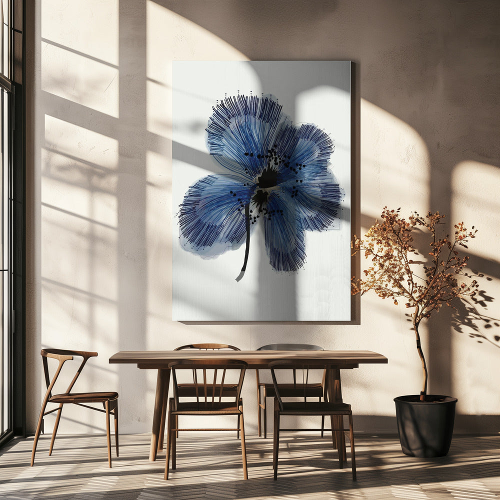 Blue Flower 1 | Canvas