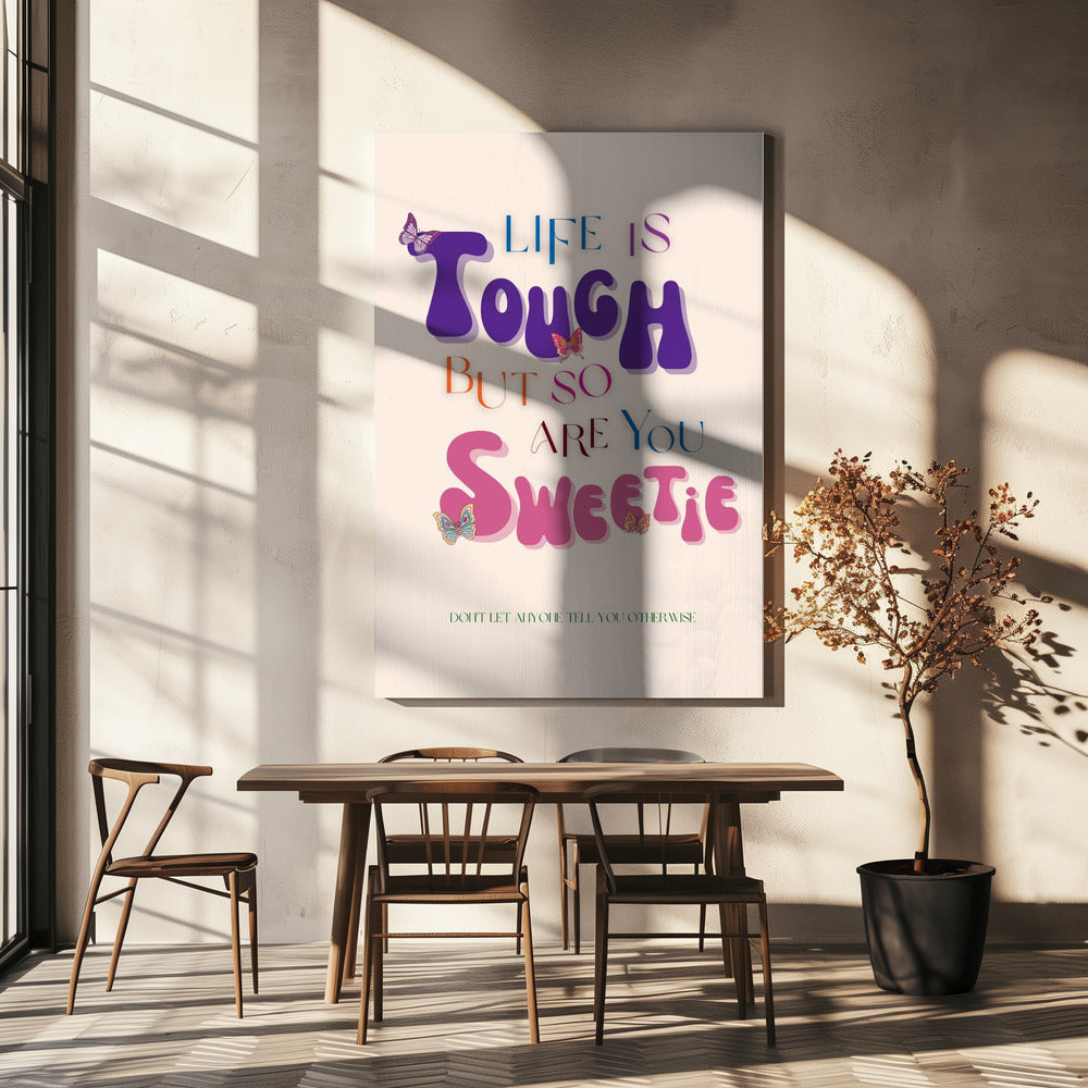 Colorful Typographic Art | Canvas