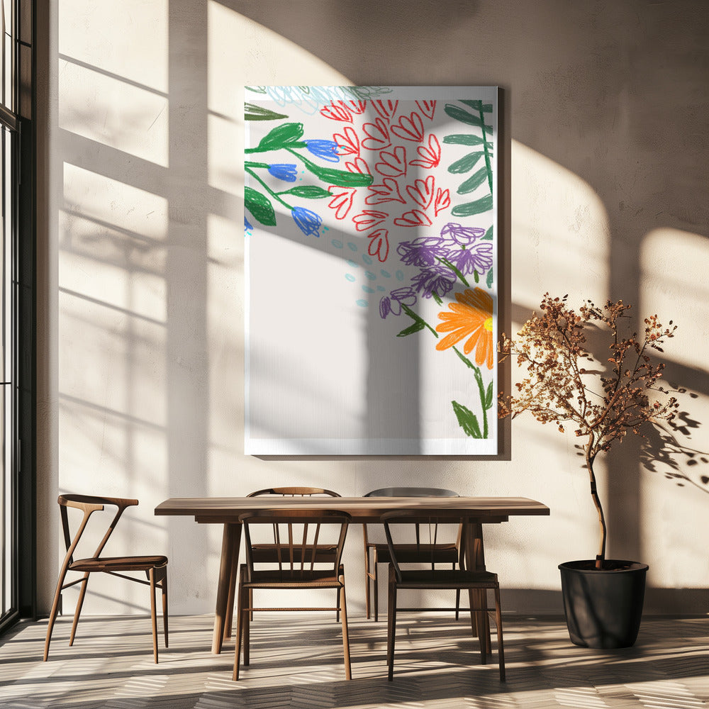 Blooming Whimsy | Canvas